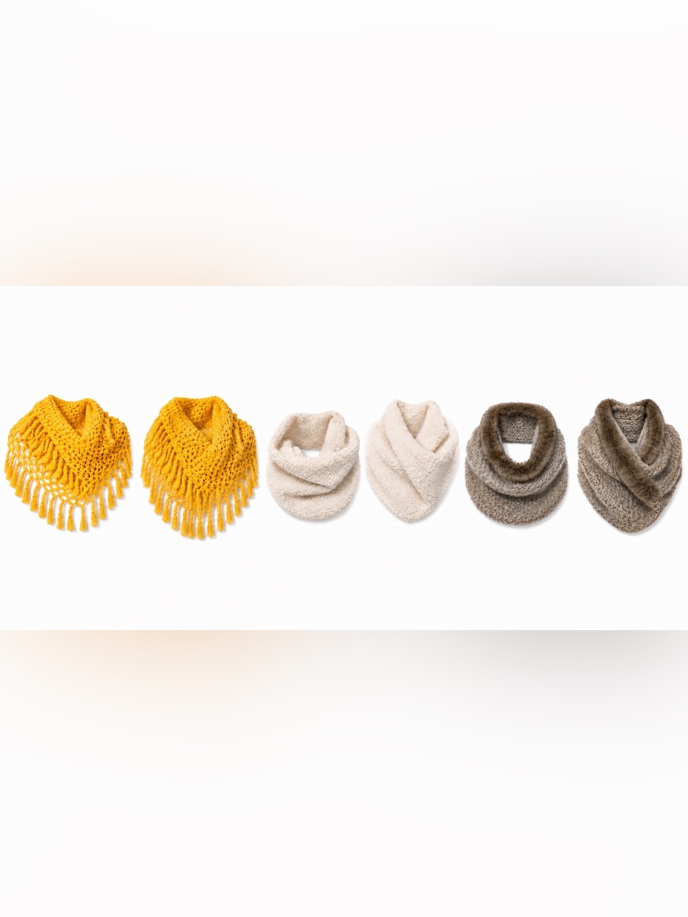 Cozy Scarf Bundle (3) | American Eagle + Old Navy | Winter Neutral Bundle
